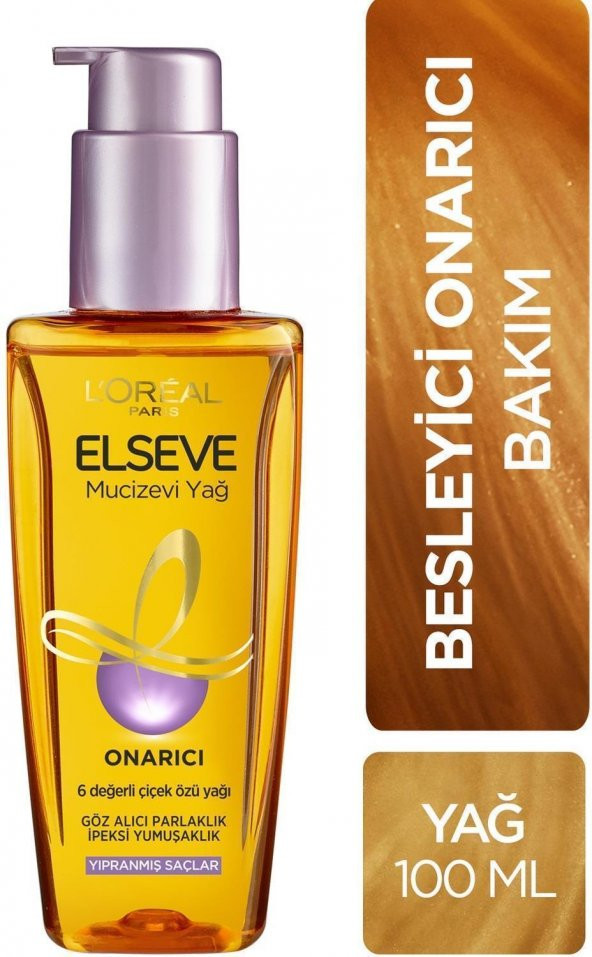 Loreal Elseve Mucizevi Saç Bakım Yağı Onarıcı 100 Ml