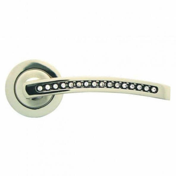 Nobel (pimador) omega taşlı rozetli wc kapı kolu