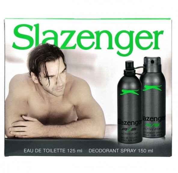 Slazenger Actıve Sport Yeşil Bay Parfüm Seti 125 Ml+150 Ml Deodorant