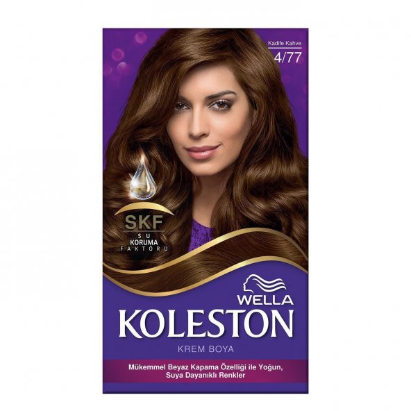 Koleston Kit Saç Boyası 4/77 Kadife Kahve - 2