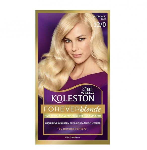 Koleston Kit Saç Boyası 12/0 Ekstra Açık Sarı