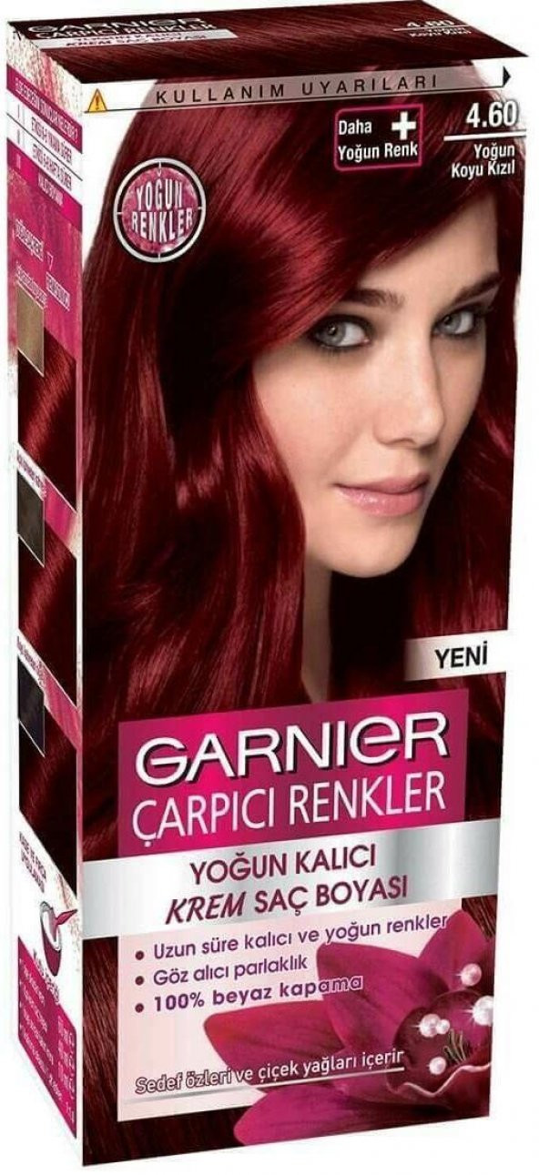Garnıer Çarpıcı Renkler Saç Boyası 4.60 Yoğun Koyu Kızıl - 2