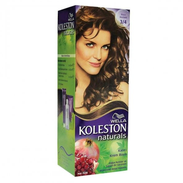 Koleston Naturals Saç Boyası 3/4 Koyu Kestane - 2