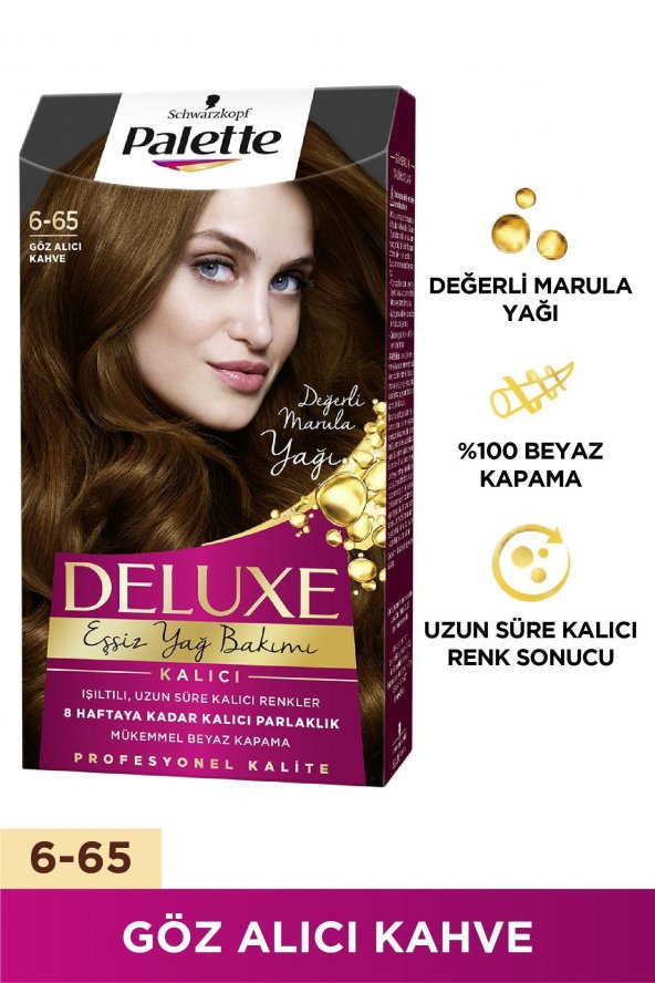 Palette Deluxe Saç Boyası 6-65 Göz Alıcı Kahve