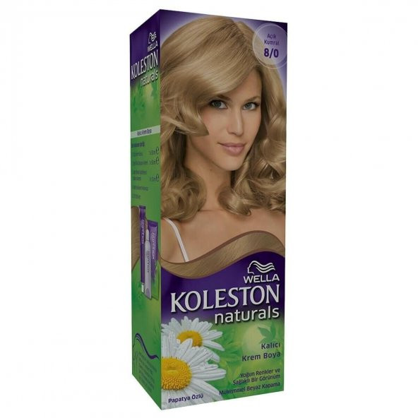 Koleston Naturals Saç Boyası 8/0 Açık Kumral