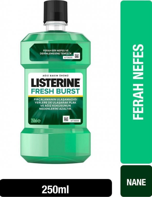 Lısterıne Fresh Brust Yeşil Nane Ağız Bakım Suyu 250 Ml