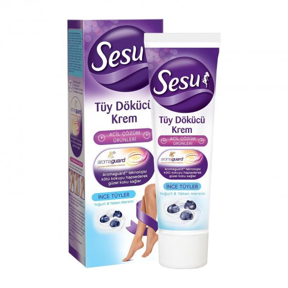 Sesu Tüy Dökücü Krem İnce Tüyler 100 Ml - 2