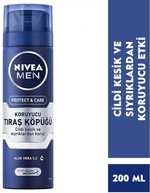 Nıvea Men Traş Köpüğü Protect Care Koruyucu 200 Ml - 2