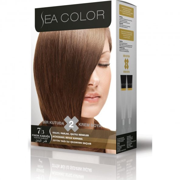 Sea Color Saç Boyası 7/3 Fındık Kabuğu - 2
