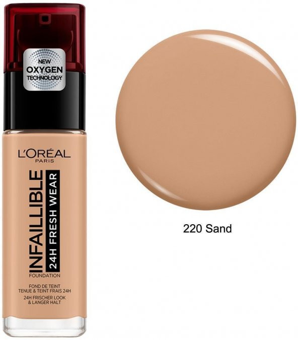 Loreal Parıs Infaıllıble 24h Fondöten 220 Sable Sand