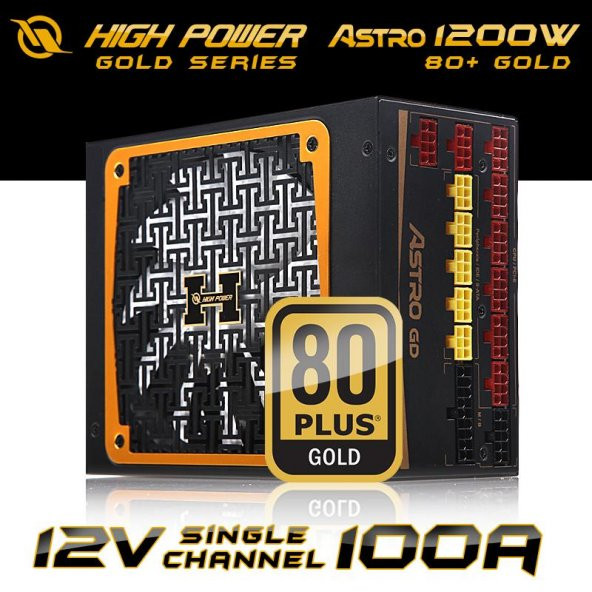 HIGH POWER HPJ-1200GD-F14C 1200W 80+ GOLD ASTRO 14CM GÜÇ KAYNAĞI