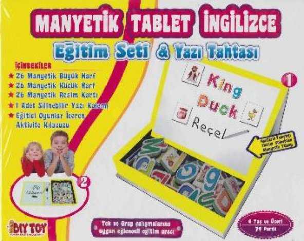 Manyetik Tablet İngilizce(4-6Yas)