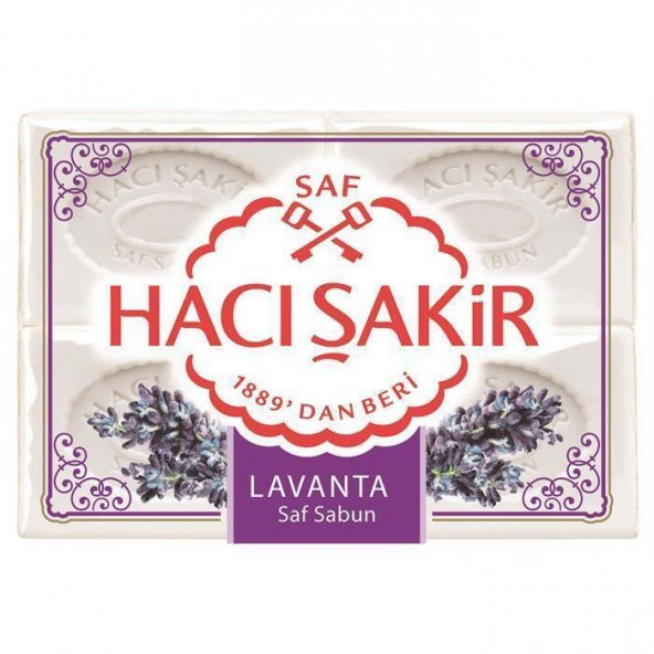 Hacı Şakir Lavanta 4x150 gr Çoklu Paket Banyo Sabunu - 2