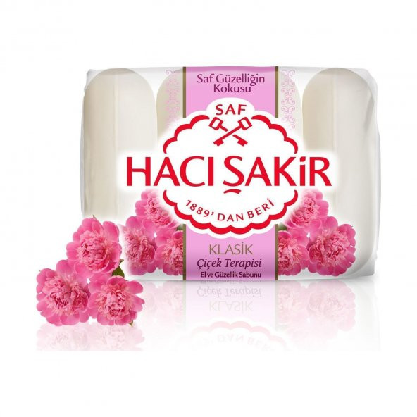 Hacı Şakir Güzellik Sabunu Çiçek Terapisi 4x70 Gr