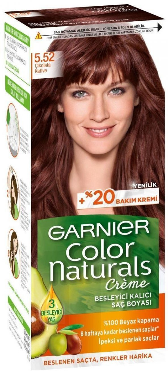 Garnıer Color Naturals Saç Boyası 5.52 Çikolata Kahve