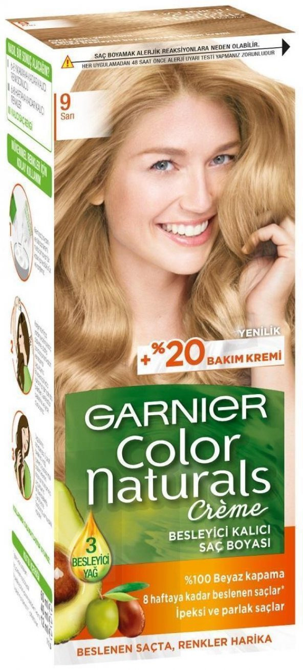 Garnıer Color Naturals Saç Boyası 9 Sarı
