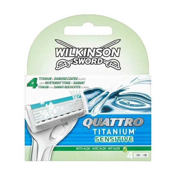 Wilkinson Sword Quattro Titanium Sensıtıve 4 Yedek Kartuş