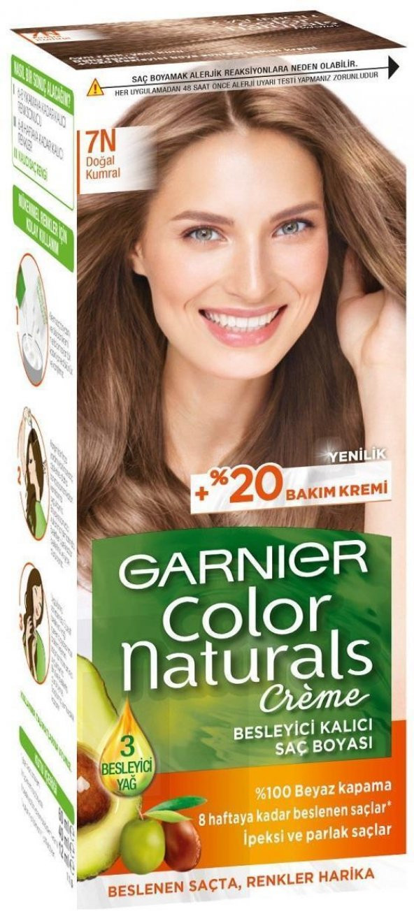 Garnıer Color Naturals Saç Boyası 7n Doğal Kumral - 2
