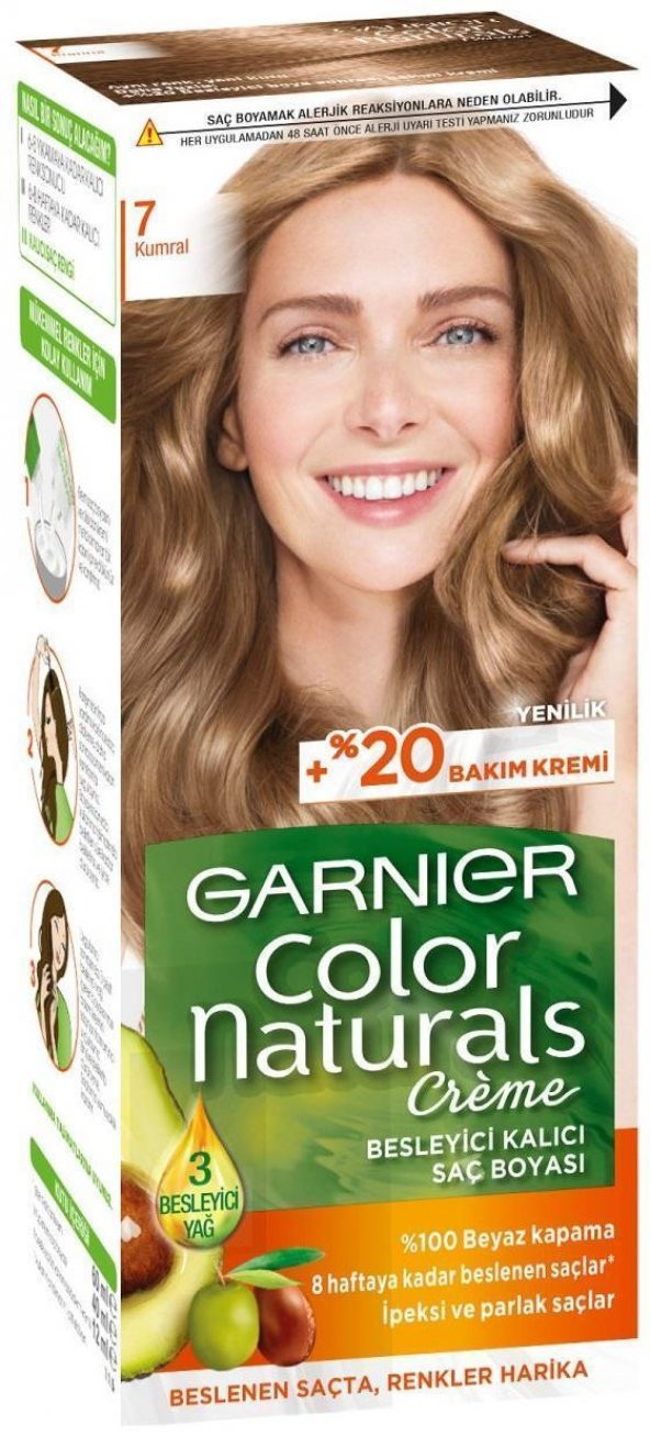Garnıer Color Naturals Saç Boyası 7 Kumral - 2