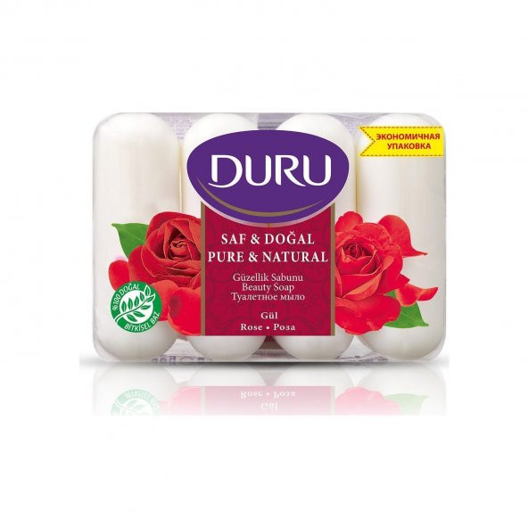 Duru Güzellik Sabunu Saf&doğal Gül 4 Lü 4x70=280 Gr - 2