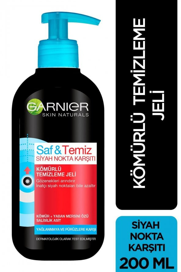 Garnıer Saf Temiz Siyah Nokta Karşıtı Kömürlü Yüz Yıkama Jeli 200 Ml - 2