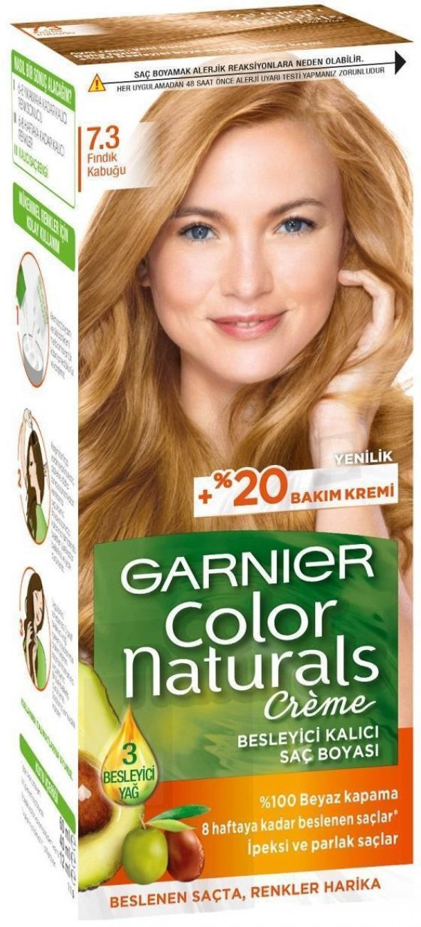 Garnıer Color Naturals Saç Boyası 7.3 Fındık Kabuğu