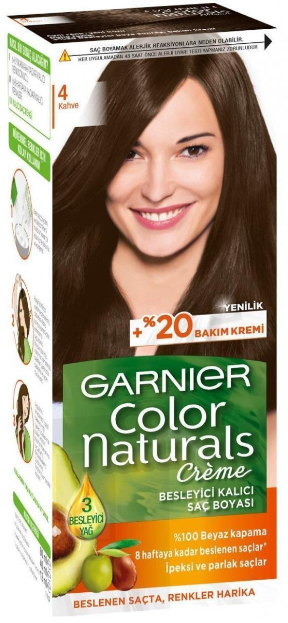 Garnıer Color Naturals Saç Boyası 4 Kahve