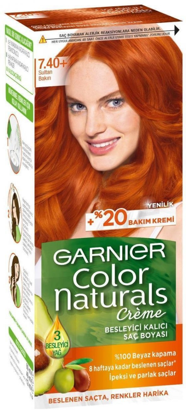 Garnıer Color Naturals Saç Boyası 7.40 Sultan Bakırı