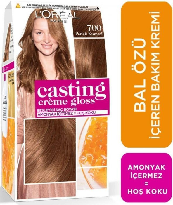 Loreal Casting Creme Gloss Amonyaksız Saç Boyası 700 Parlak Kumral