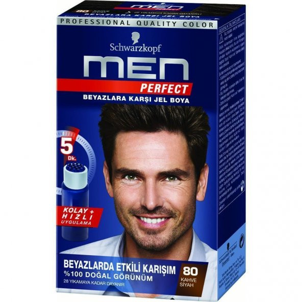 Schwarzkopf Men Perfect Erkek Saç Boyası 80