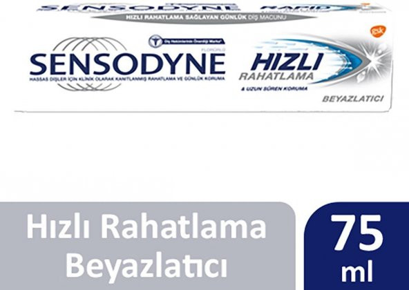 Sensodyne Hızlı Rahatlama Beyazlatıcı Diş Macunu 75 Ml - 2