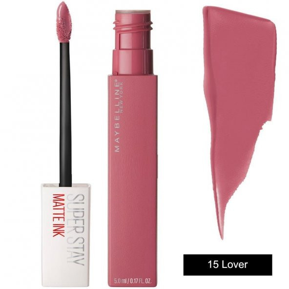 Maybellıne Super Stay Matte Ink Kalıcı Likit Mat Ruj 15 Lover