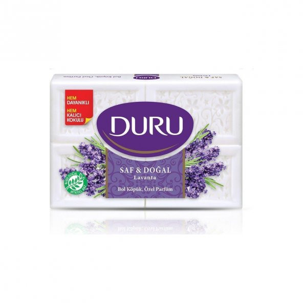 Duru Banyo Sabunu Saf Doğal Lavanta 4 Lü 600gr