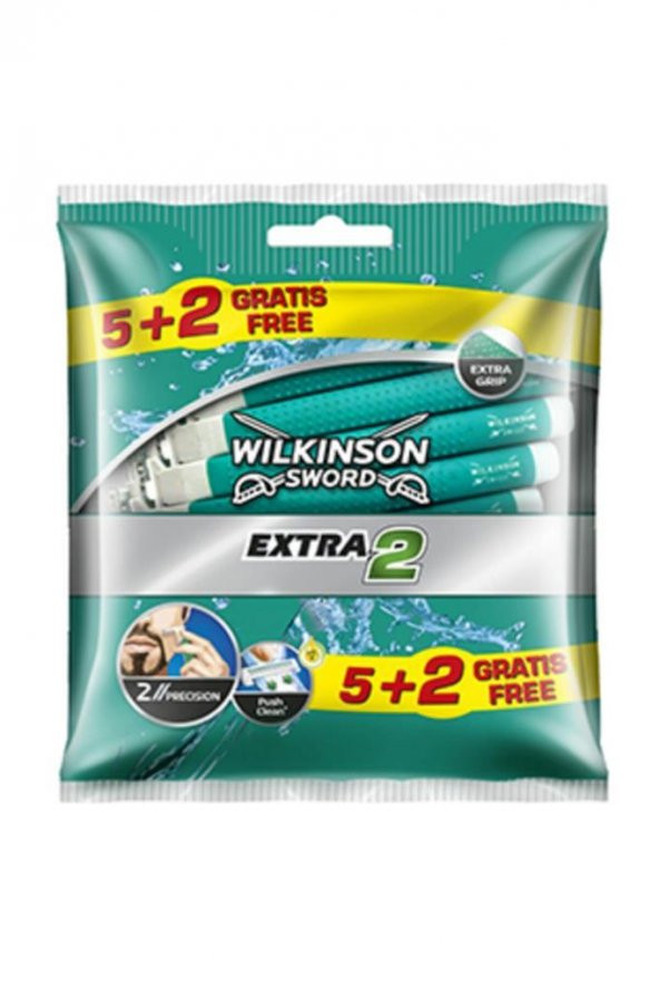 Wilkinson Extra 2 Sensitive - Çift Bıçaklı Tıraş Bıçağı 5+2 Avantaj Paketi