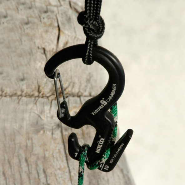 Nite-ize Figure 9 Carabiner Large Black With - 8