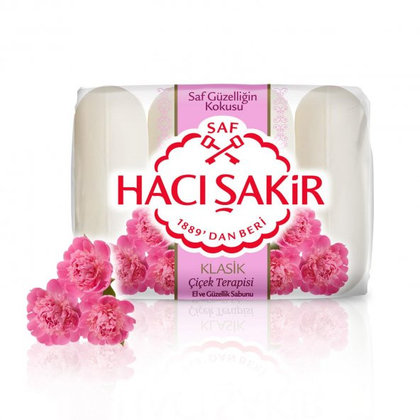 Hacı Şakir Güzellik Sabunu Klasik Çiçek Terapisi 4x70GR