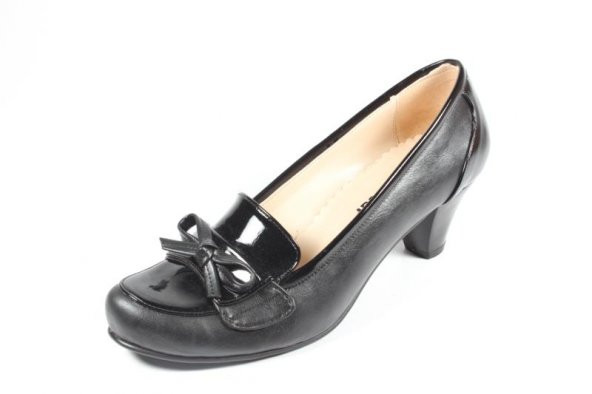Ella 255-211 Siyah Bayan Topuklu Ayakkabı
