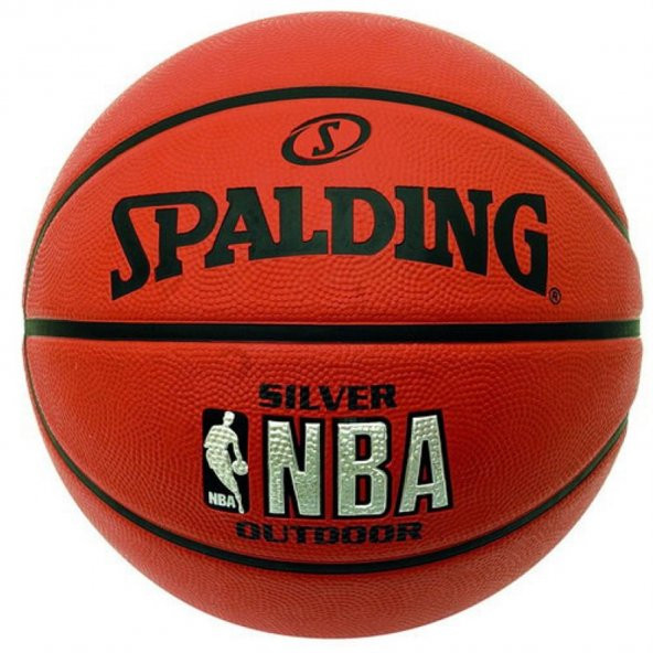 Spalding Nba Silver Outdoor ( 73-285 )(63-761) Basketbol Topu TOPBSKSPA155