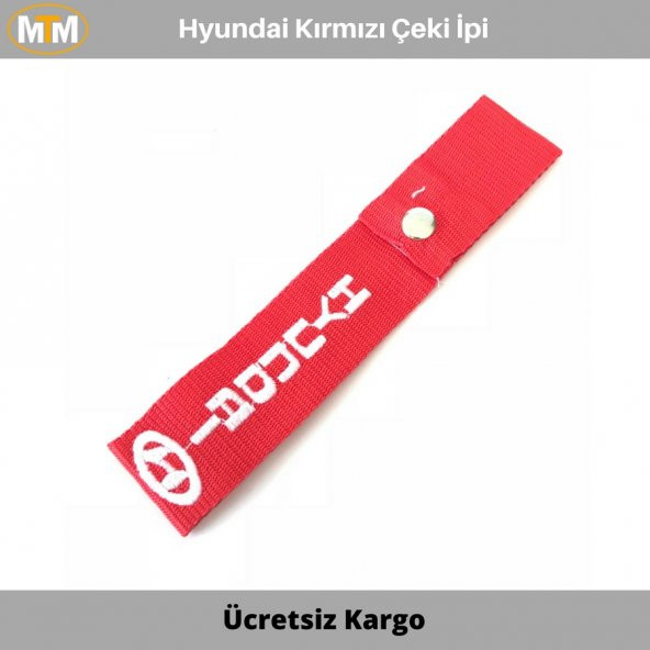 Hyundai Kırmızı Çeki İpi 