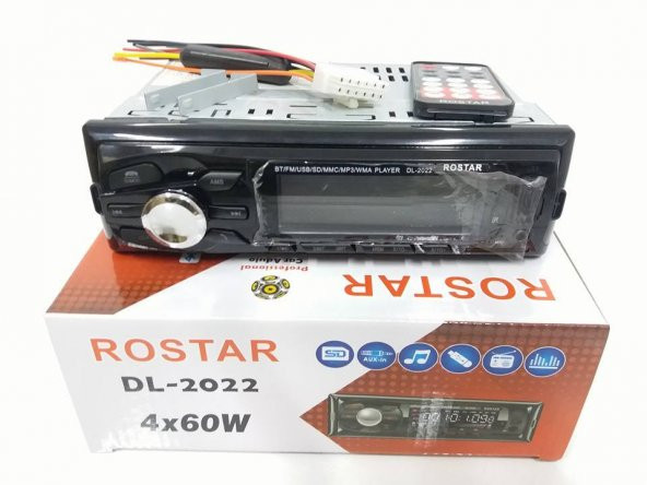 DL-2022-1 Rostar Bluetooth, usb, sd, fm, aux, 4x60W, oto teyp