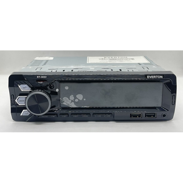 Everton Rt-3022 Çift Usb'li Usb-Sd-Fm-Aux- Bluetooth Oto Teyp 4X60 Watt - 2
