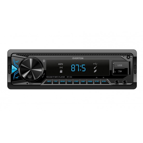Everton RT-104 ÇİFT USB'li USB-SD-FM-AUX- Bluetooth Oto Teyp 4x50 Watt