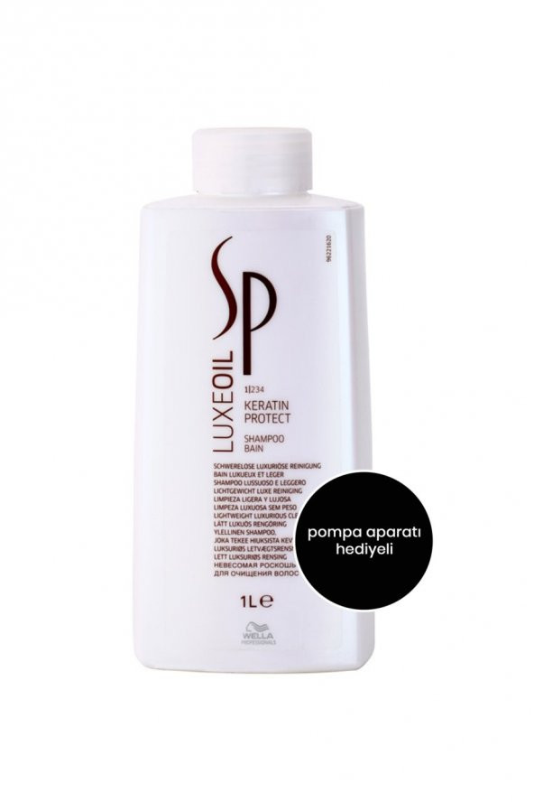 Wella SP Luxeoil Keratin Protect Saç Bakım Şampuanı 1000 ml