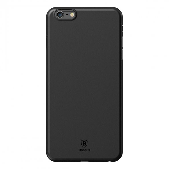 Baseus Apple iPhone 6/6S Plus Siyah Silikon Kılıf + Ekran Koruyucu