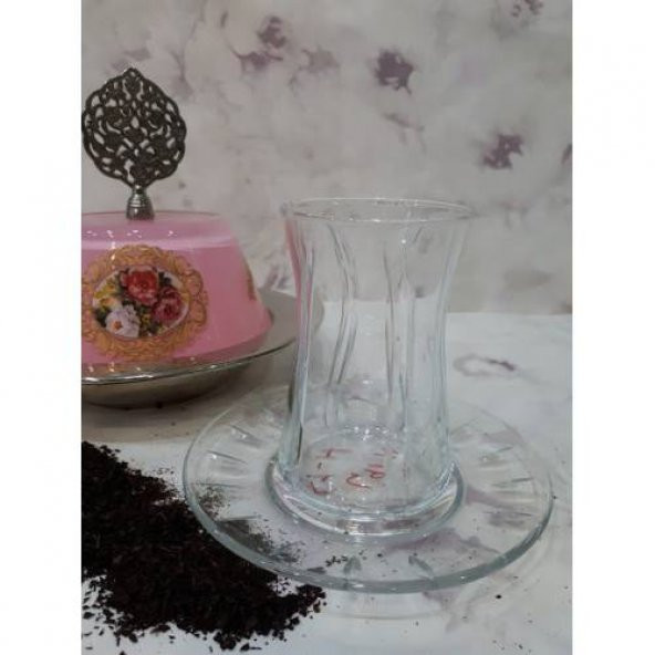 Çay Bardağı Çay Tabağı Takım 12 Parç