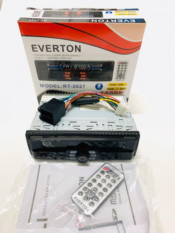 Everton RT-2027 Bluetooth Usb, Sd, Fm , Aux Oto Teyp