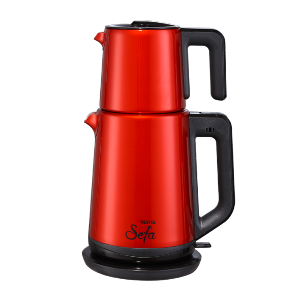VESTEL Sefa Kırmızı Inox Çay Makinesi