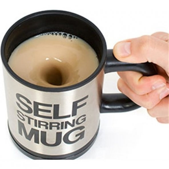 Self Stirring Mug Karıştırıcı Özellikli Termos Kupa Bardak