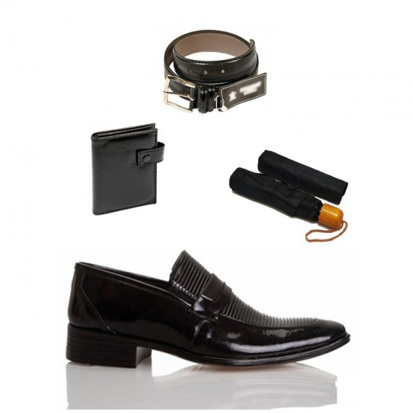 Eray Kundura Klasik Siyah Erkek Ayakkabısı