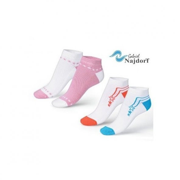 Gabriel Najdorf Kısa Spor Çorap 4Lü Takım